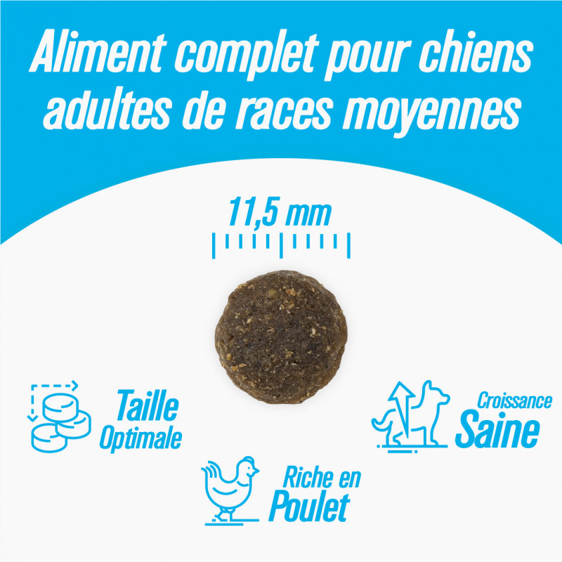 Iso-dog Essential - JUNIOR MEDIUM - Pack de 2 x 14 KG