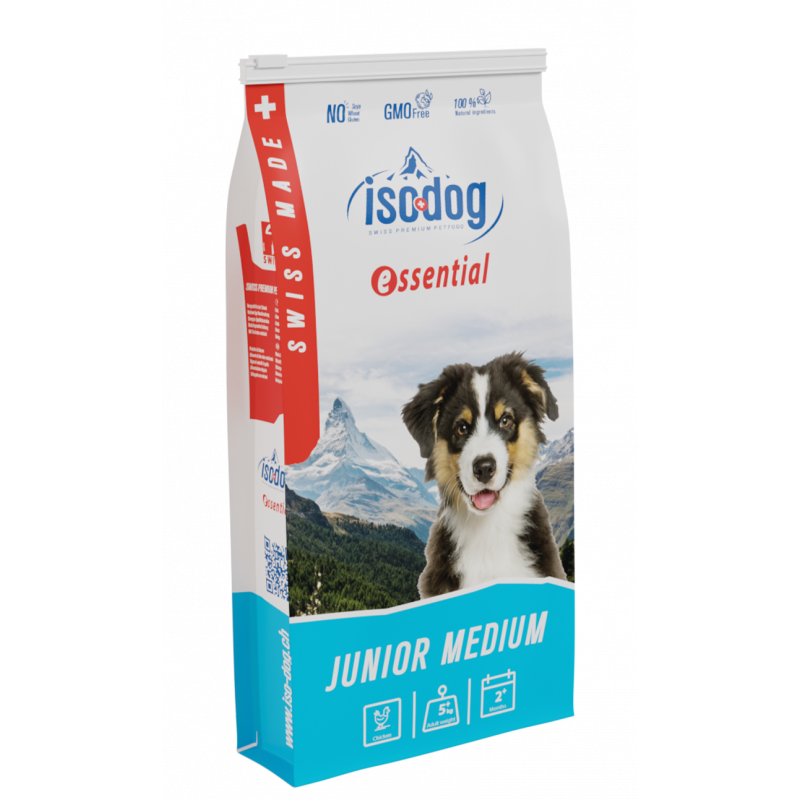 Iso-dog Essential - JUNIOR MEDIUM - Pack de 2 x 14 KG