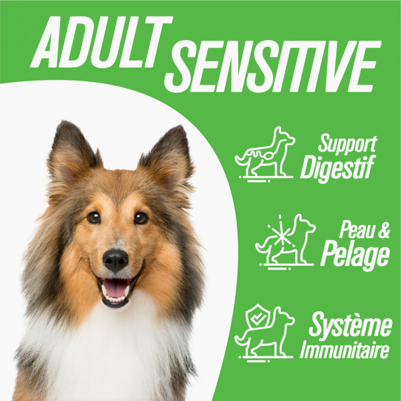 Iso-dog Essential - ADULT SENSITIVE - Pack de 2X14 KG