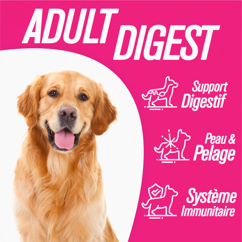 Iso-dog Essential - ADULT DIGEST - Pack de 2X14 KG