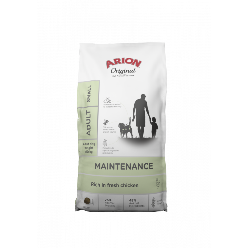 Arion Original - ADULT Small MAINTENANCE Chicken - pack de 2X7 KG
