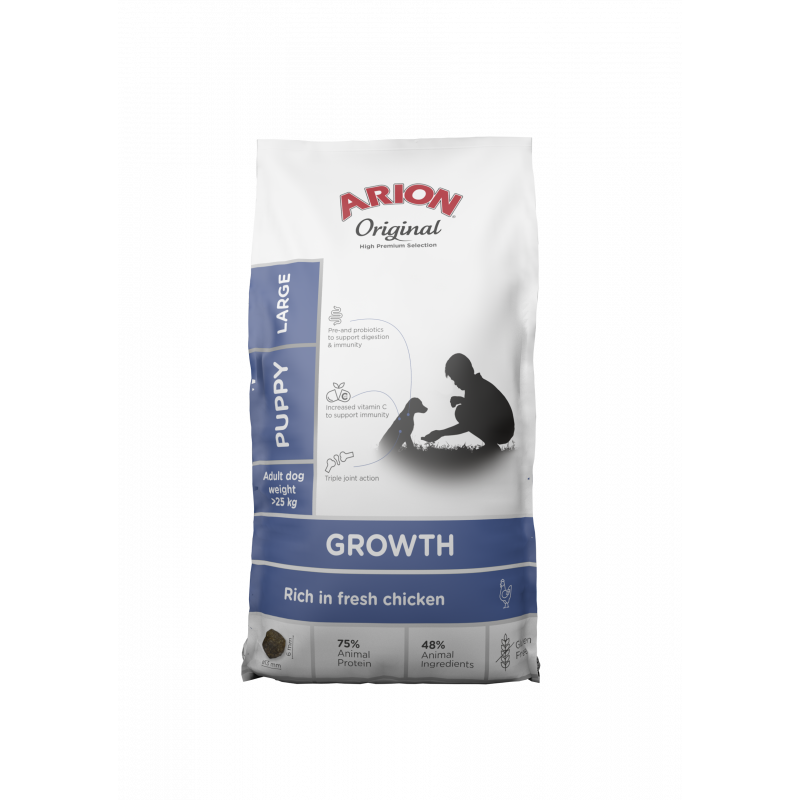 Arion Original - PUPPY Large GROWTH Chicken - Pack de 2X12 KG