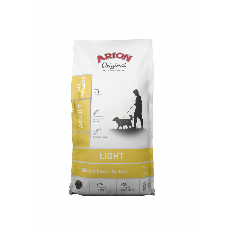 Arion Original - ADULT All Breeds LIGHT  Chicken - Pack de 2X12 KG