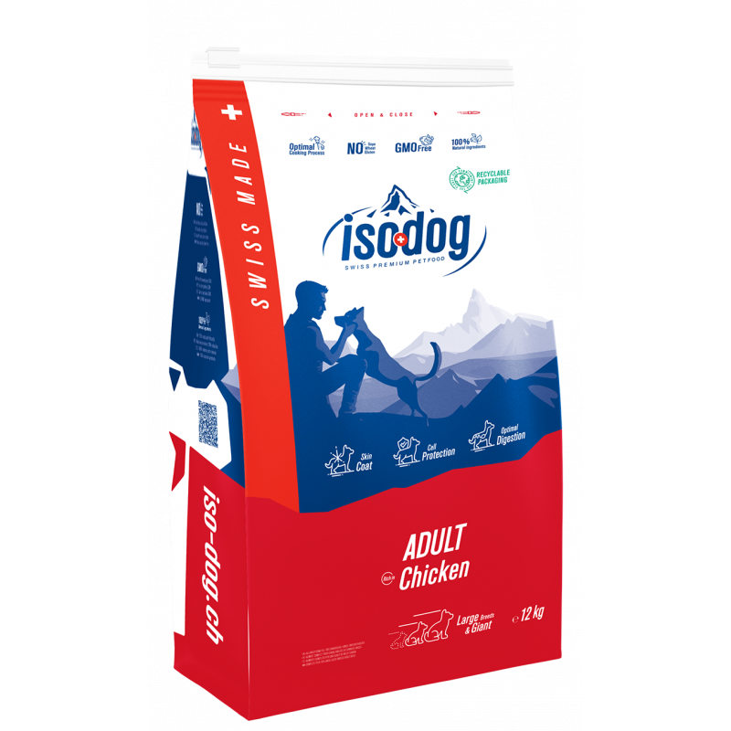 copie de Iso-dog - ADULT Large CHICKEN - Pack de 2X12 KG