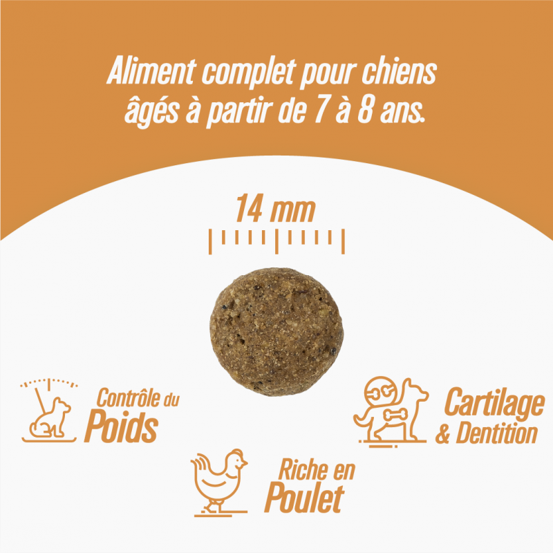 Iso-dog  - SENIOR Medium / Large CHICKEN - Pack de 2X12 KG