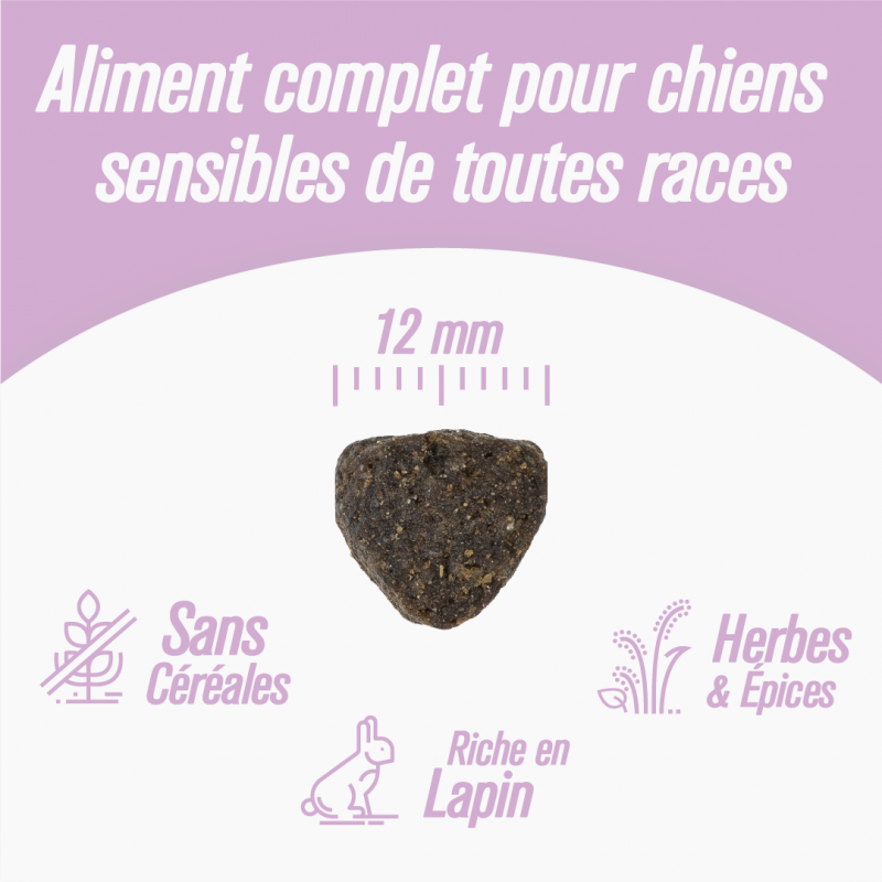 Iso-dog - ADULT Mini GRAIN FREE Rabbit & Potato - Pack de 2X3 KG