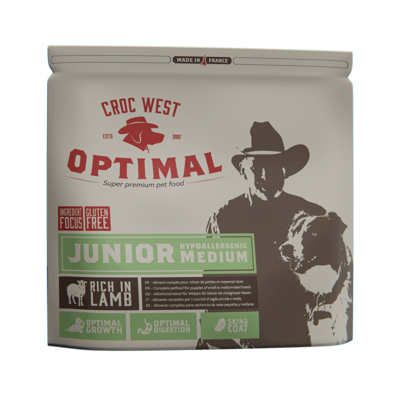 CROC WEST OPTIMAL - HYPOALLERGENIC Junior Medium